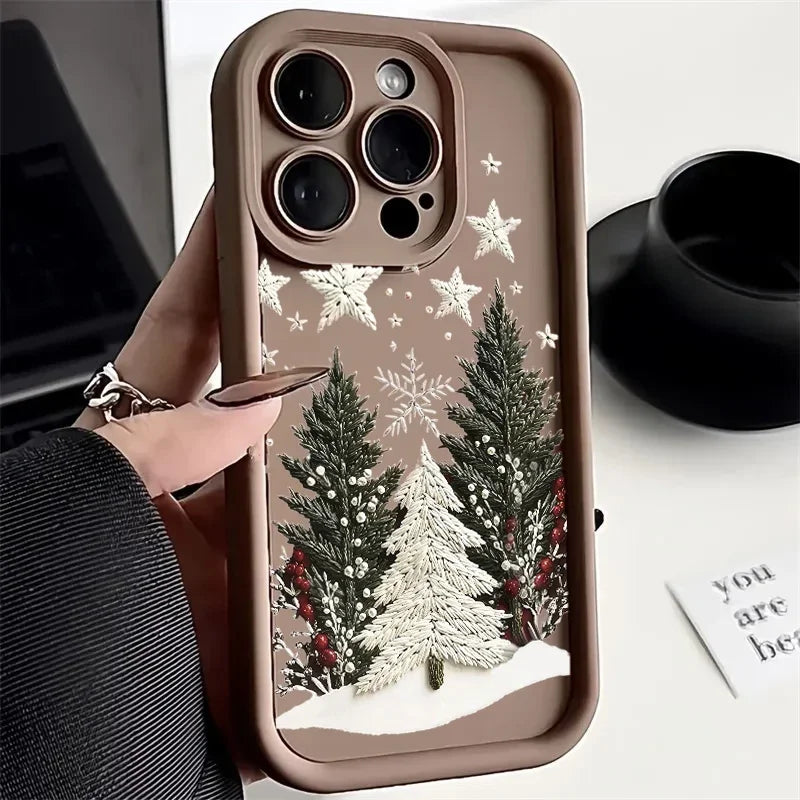 Christmas Tree New Year Case Silicone Full Protection
