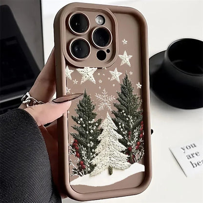 Christmas Tree New Year Case Silicone Full Protection