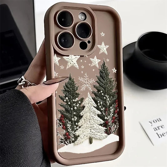 Christmas Tree New Year Case Silicone Full Protection