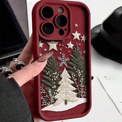 Christmas Tree New Year Case Silicone Full Protection