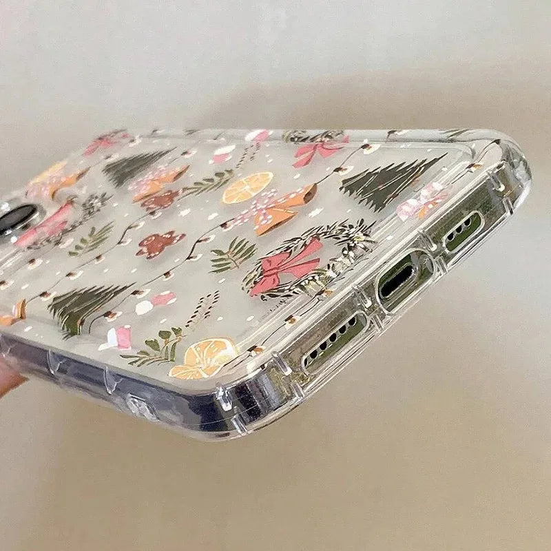 Winter Christmas  Clear Case  Shockproof Cover