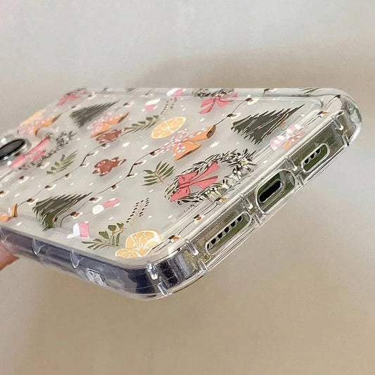 Winter Christmas  Clear Case  Shockproof Cover