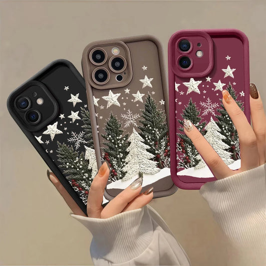 Christmas Tree New Year Case Silicone Full Protection