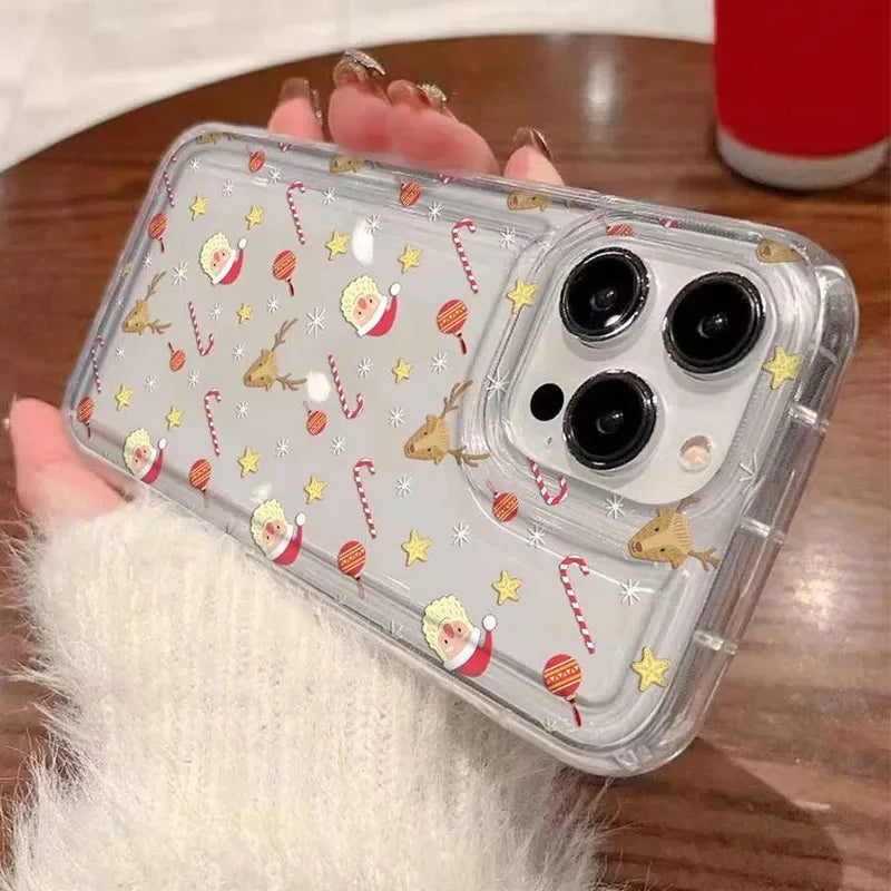 Winter Christmas  Clear Case  Shockproof Cover