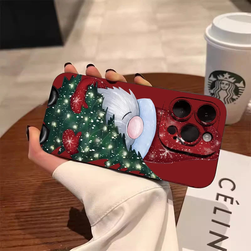Santa Claus Elk Christmas Tree Phone Case