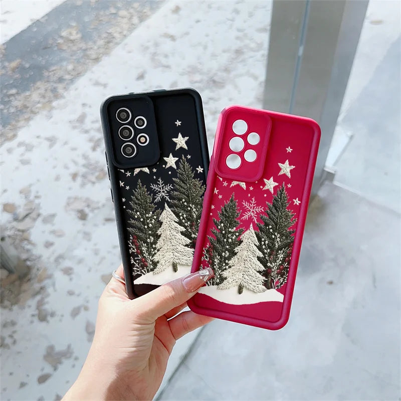 Christmas Tree New Year Case Silicone Full Protection