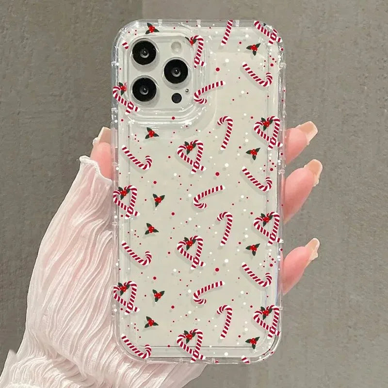 Winter Christmas  Clear Case  Shockproof Cover