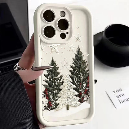 Christmas Tree New Year Case Silicone Full Protection