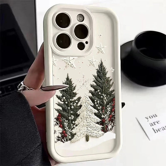 Christmas Tree New Year Case Silicone Full Protection