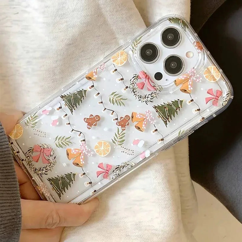 Winter Christmas  Clear Case  Shockproof Cover