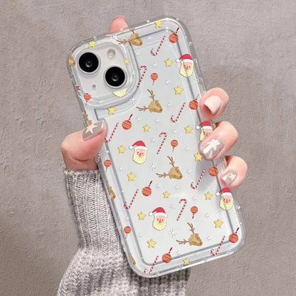 Winter Christmas  Clear Case  Shockproof Cover