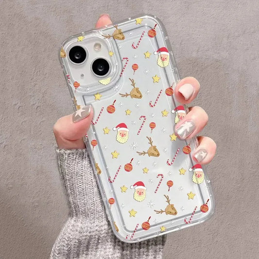 Winter Christmas  Clear Case  Shockproof Cover