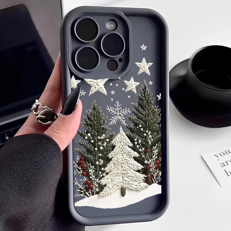 Christmas Tree New Year Case Silicone Full Protection