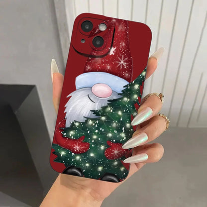 Santa Claus Elk Christmas Tree Phone Case