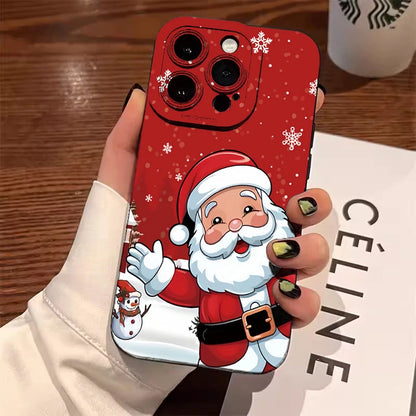 Santa Claus Elk Christmas Tree Phone Case